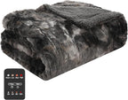 Soypipo Electric Heated Throw Blanket 50"x60", Faux Fur Plush - Image 7