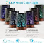 Essential Oil Diffuser - 150ML Metal Aromatherapy Diffuser - Image 2