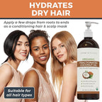Viva Naturals Organic Fractionated Coconut Oil, 16 fl oz – Skin & Hair - Image 4