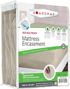 Guardmax Jersey Knitted Twin XL Zippered Mattress Encasement by Guardmax
