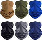 Geyoga 6 Pieces Summer UV Protection Cooling Neck Gaiter Face Clothing Neck by Geyoga