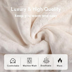 Heated Blanket Electric Blanket King Size 90''x100'' - Image 3