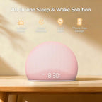 HOUSBAY Sunrise Alarm Clock, 20 Soothing Sleep Aids, Dimmable Display, - Image 2