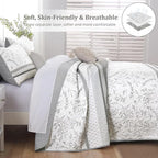 DJY Striped Quilt Set Queen Size - Image 4