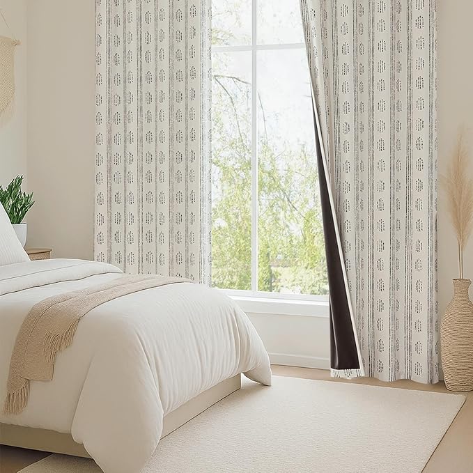 100% Boho Blackout Curtains 96 Inches Long - Image 8
