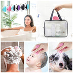 Scalp Massager Shampoo Brush, Hair Scalp Scrubber Shower Hair Brush Head - Image 3