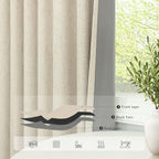 92 Inch Curtains 2 Panel Set UV Light Blocking Summer Farmhouse Curtains - Image 5