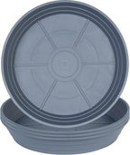 Plant Saucer 8 Inch 4 Pack 6 8 10 12 14 16 18 20 25, Plastic Plant Trays by LWALRS