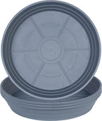 Plant Saucer 6 Inch 4 Pack 6 8 10 12 14 16 18 20 25, Plastic Plant Trays by LWALRS