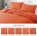 Exclusivo Mezcla California King Quilt Bedding Set, Lightweight Soft Bedspreads - Image 3