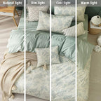 LEMIROE Botanical Cotton Comforter King Size - Image 6