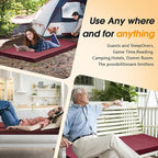 CYMULA Camping Cot Mattress 2in Memory Foam Sleeping Pad, Soft Warm Non-Slip - Image 4