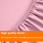 TAIMIT Pink Queen Size Comforter Set - Image 6