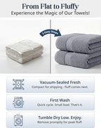 LANE LINEN 100% Cotton Towels Set - Image 3