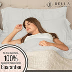 Bella Coterie Queen Size Fitted Sheet Only | Luxury Bamboo Viscose | 100% - Image 5