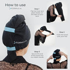 FORMUL-A Microfiber Hair Towel Wrap – Anti Frizz Towel - Image 3
