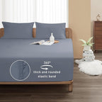 Sunflower Queen Fitted Sheet, 1-Piece Extra Deep Pocket Fitted Bottom Sheet 22" - Image 3