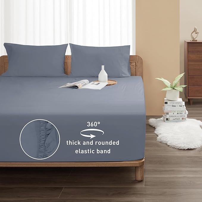 Sunflower Queen Fitted Sheet, 1-Piece Extra Deep Pocket Fitted Bottom Sheet 22" - Image 3