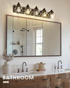 Bathroom Light Fixtures Over Mirror, 5-Light Oil Rubbed Bronze Bathroom Vanity - Image 8