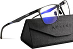 ANYLUV Blue Light Glasses Men, Relieve Eyestrain and Eye Protection, Al-Mg by ANYLUV