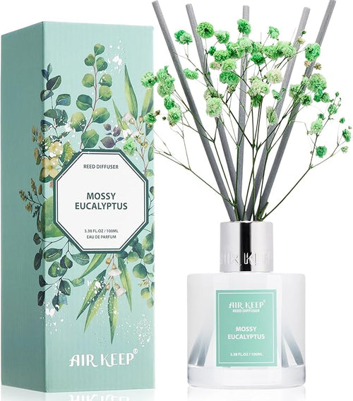 Airkeep Reed Diffuser Set, 3.38 fl oz by Airkeep