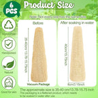 6 Pack Natural Loofah Sponge 15.7 Inch - Image 7