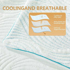 Pillows King Size Set of 2 Cooling Memory Foam Pillows - Image 7