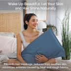 Pillow Cases Queen Size Set of 2 Pillowcases 100% Viscose from Bamboo Cooling - Image 5