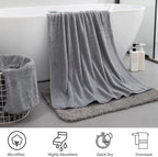 Ycosy 2 Pack Hand Towels Set 16"x31", Quick Dry Thick and Highly Absorbent Hand - Image 5