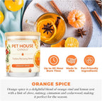 One Fur All Pet House Fall Candles, Long Lasting, Clean Burning, Soy Wax - Image 2