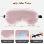 Sleep Mask Silk Eye Mask for Men Sleeping Mask, Adjustable Elastic Strap for - Image 6