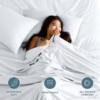 Bare Home Full Flat Sheet - Image 3