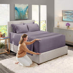 Hearth & Harbor Bed Sheets, Luxury Soft 6 Piece Bed Sheet Set Extra Deep Pocket - Image 4