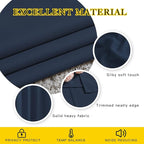 NICETOWN Navy Blue Blackout Window Curtains - Image 4