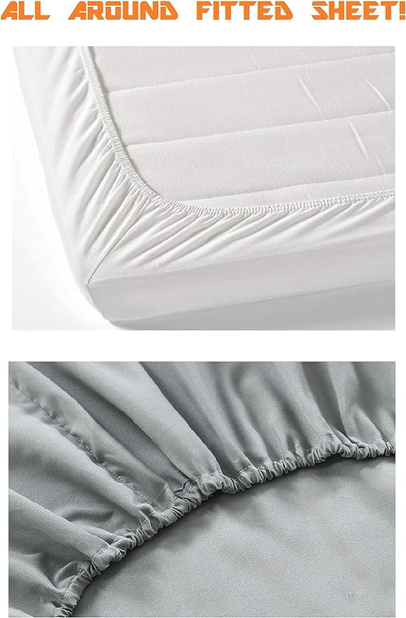 Elegant Comfort Luxury 1500 Premium Hotel Quality Microfiber 4-Piece Sheet Set - Image 4