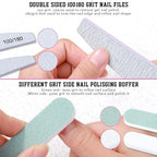 FANDAMEI Nail Files and Buffers, Manicure Tools Nail Care Kit - Image 3