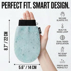 Exfoliating Glove for Shower – Dual-Sided Scrubber Mitt – Deep Exfoliation - Image 7