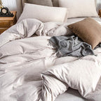 PURE ERA Jersey Knit Duvet Cover Set 100% T-Shirt Cotton Super Soft Comfy 3pc - Image 5