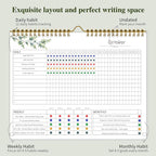 Habit Tracker Calendar，12 Monthly Habit Tracker Journal - Image 3