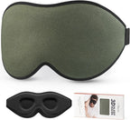 LitBear Sleep Mask for Men Side Sleeper, Sleeping Mask for Women Light Blocking by LitBear