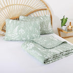 JANZAA Quilt King Size Sage Green Quilt Bed Spread Boho Quilt - Image 6