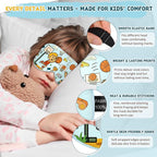 Kids Sleep Mask – 100% Mulberry Silk Eye Mask - Image 3