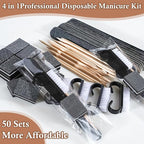 50 Sets Disposable Manicure Kit Basics 4 Piece Nail Kit - Image 6