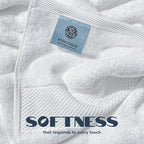 White Classic Luxury Bath Towels Set of 4 Large - Image 2