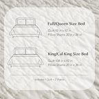 EVERGRACEHOME 100% Cotton Modern Lines Quilt Set King Size, Pre-Washed Soft - Image 8