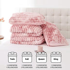 Smoofy Fluffy King Size Comforter Set 3 Pieces - Image 7