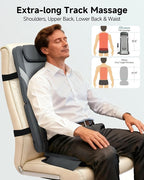 Snailax Back Massager for Full Back Pain Relief Deep Tissue, Long Track Dual 3D - Image 3