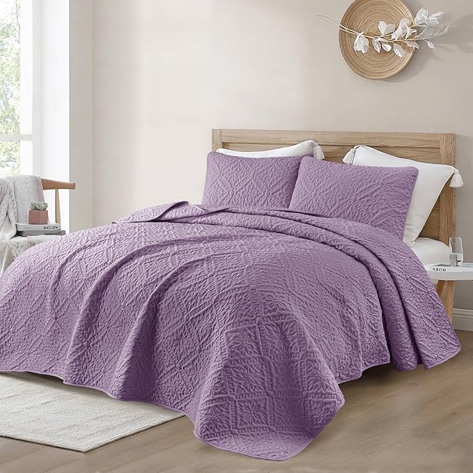 Exclusivo Mezcla Twin Quilt Bedding Set, Lightweight Soft Bedspreads Coverlets - Image 2