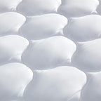 SLEEP ZONE Quilted Fitted King Size Mattress Pad Cover - Image 6