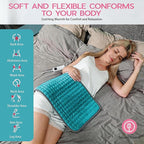 Cyan Heating Pad for Gifts Soothing Heat Therapy for Women & Men, Perfect - Image 3